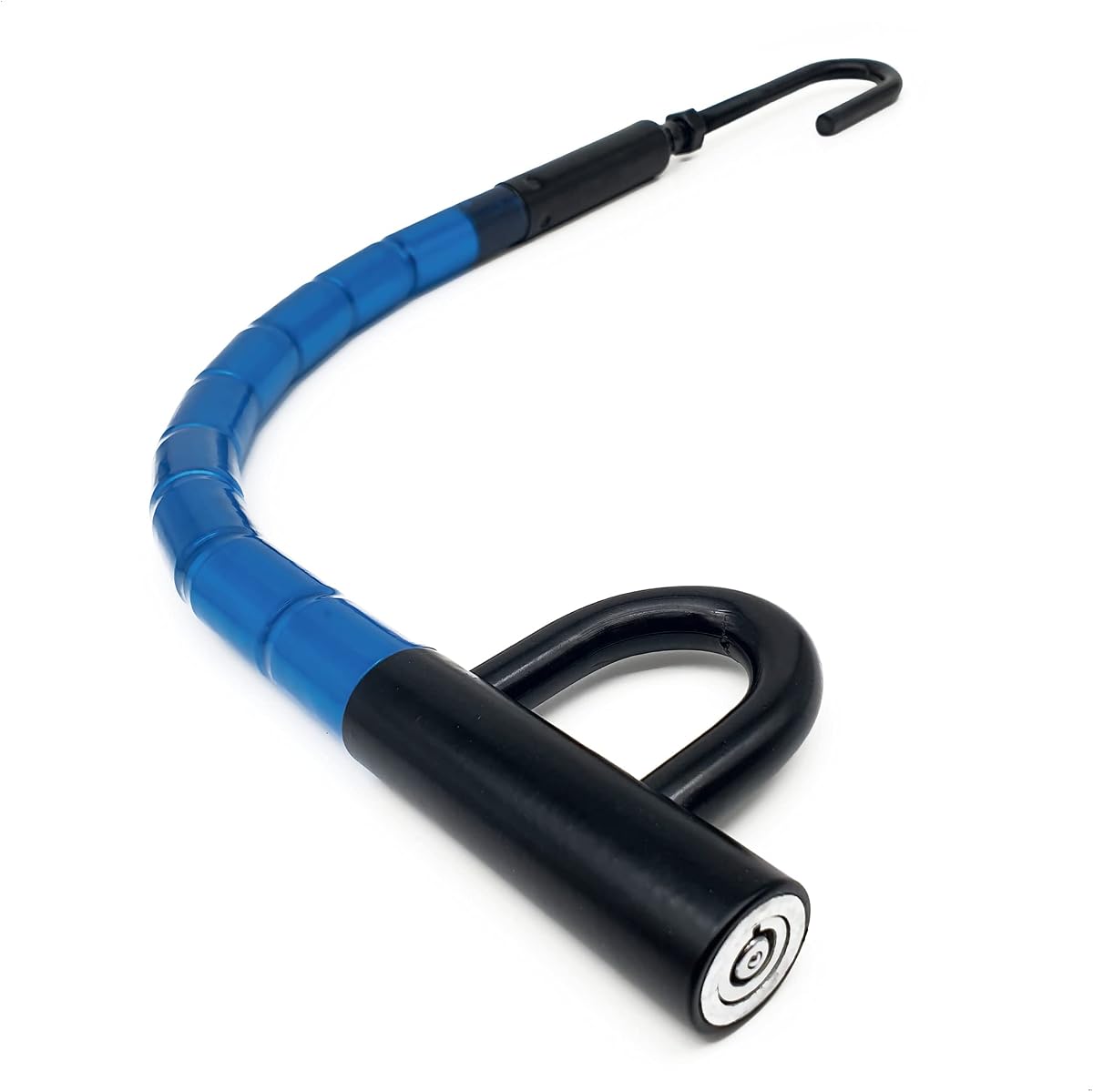 Ver especificaciones técnicas y precio actualizado de 905/B Antirrobo Coche Volante Pedal Flexible, Cable de Acero Articulado, Ajustable Alta seguridad Fotografía técnica oficial de 905/B Antirrobo Coche Volante Pedal Flexible, Cable de Acero Articulado, Ajustable Alta seguridad - Vista frontal con fondo blanco