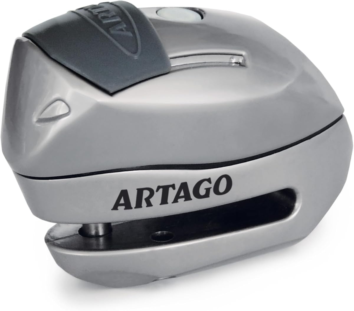 Ver especificaciones técnicas y precio actualizado de Artago 24S.6M Candado Moto Sin/con Alarma Don't Touch 120dB, LED Oscuridad, Más Impermeable Fotografía técnica oficial de Artago 24S.6M Candado Moto Sin/con Alarma Don't Touch 120dB, LED Oscuridad, Más Impermeable - Vista frontal con fondo blanco