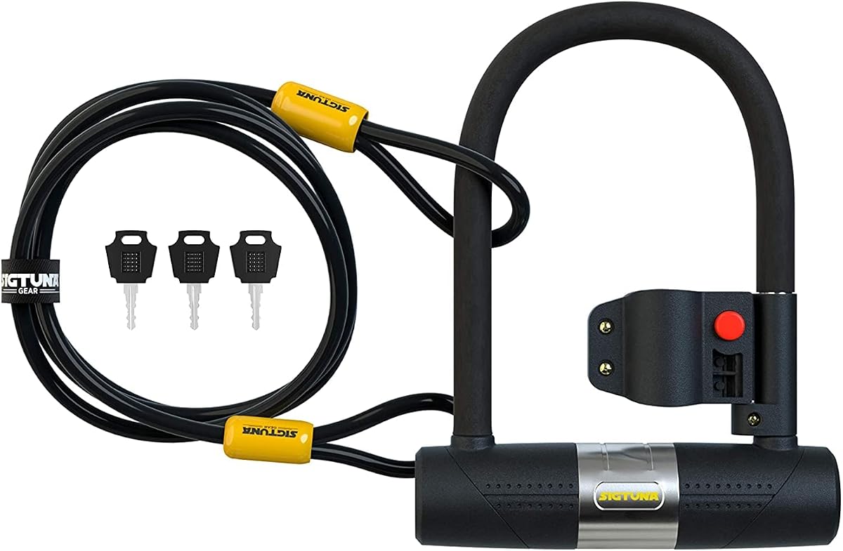 Ver especificaciones técnicas y precio actualizado de SIGTUNA Candado Bicicleta, con Soporte para Bicicletas Carretera, Bicicletas Eléctricas, Bicicletas Montaña Fotografía técnica oficial de SIGTUNA Candado Bicicleta, con Soporte para Bicicletas Carretera, Bicicletas Eléctricas, Bicicletas Montaña - Vista frontal con fondo blanco