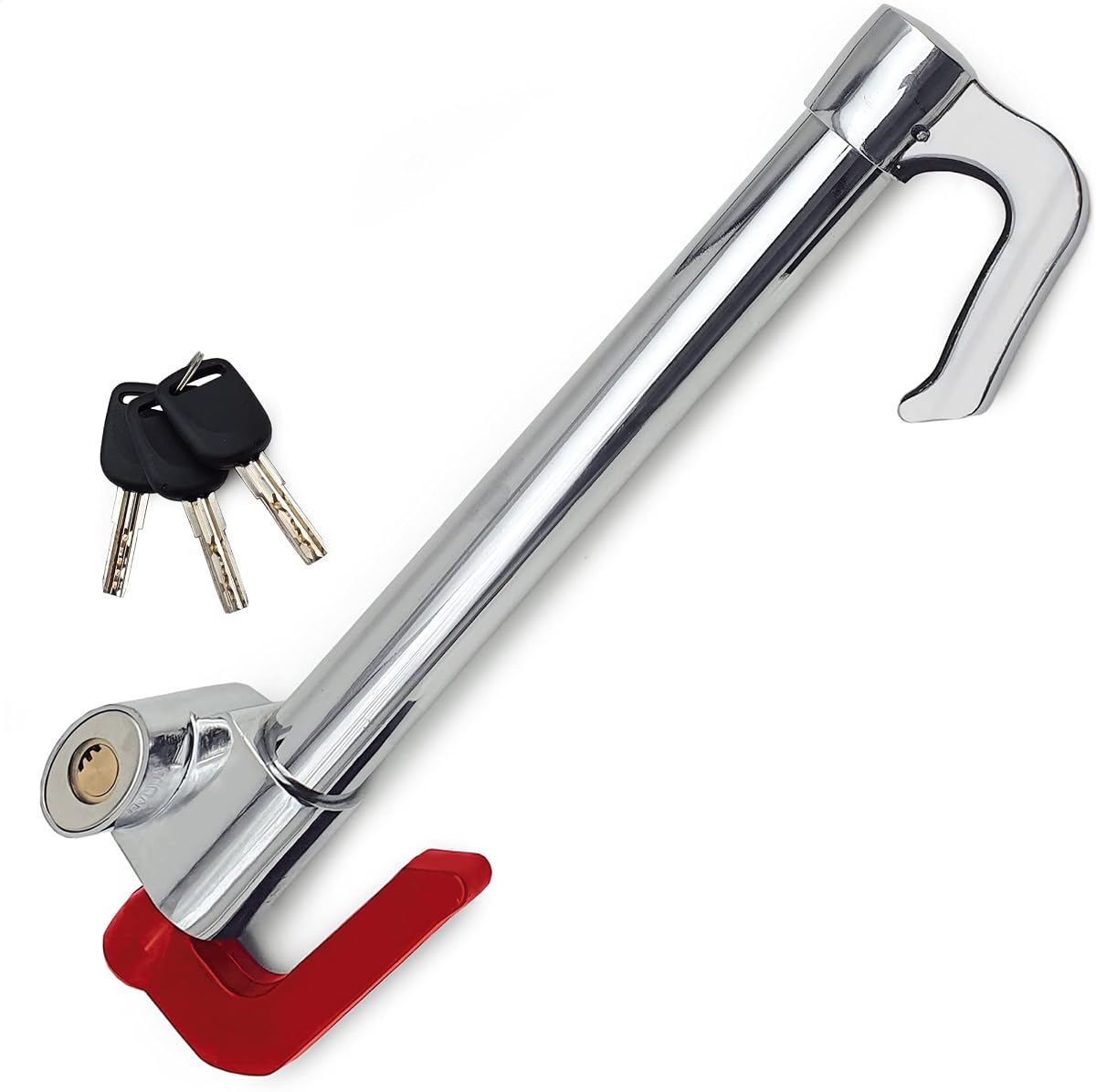 Ver especificaciones técnicas y precio actualizado de KRASER KR837 Barra Antirrobo Coche Bloqueo Volante Coches Camiones Furgonetas SUVs Pedal Cerradura Fotografía técnica oficial de KRASER KR837 Barra Antirrobo Coche Bloqueo Volante Coches Camiones Furgonetas SUVs Pedal Cerradura - Vista frontal con fondo blanco