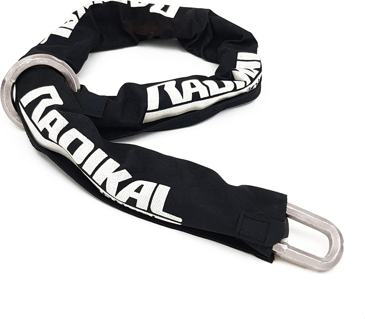 Ver especificaciones técnicas y precio actualizado de Radikal RK11120L Cadena Antirrobo Moto Acero Cementado Ø 11 Hexagonal, Lazo 120 cm Fotografía técnica oficial de Radikal RK11120L Cadena Antirrobo Moto Acero Cementado Ø 11 Hexagonal, Lazo 120 cm - Vista frontal con fondo blanco